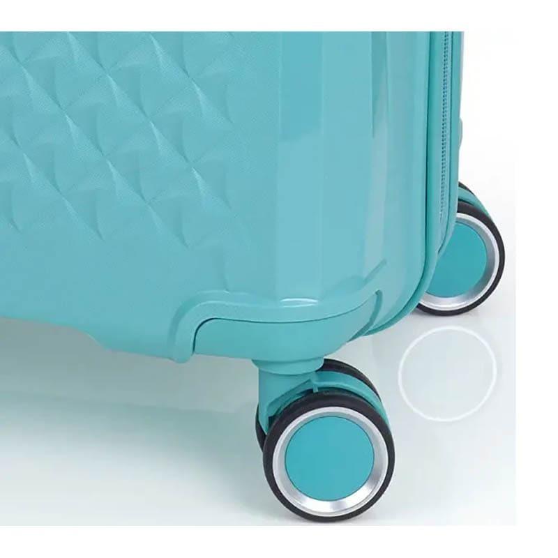 Чемодан на 4-х колесах Gabol Queens M 72/80 л Verde Mint (931364) - фото 6