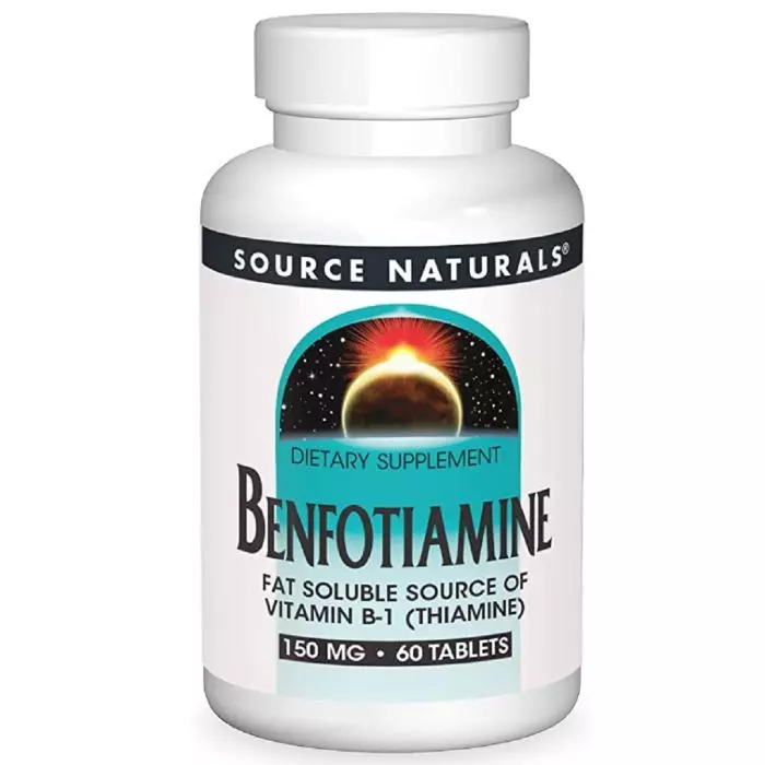 Бенфотиамин Benfotiamine Source Naturals 150 мг 60 таблеток (SN1906)