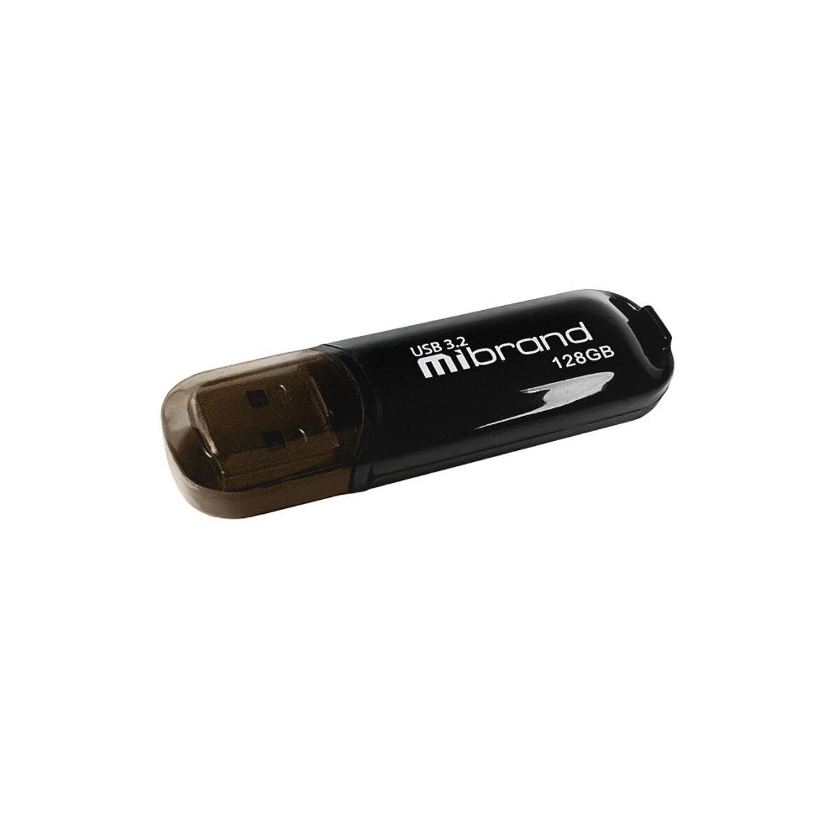 Флеш-память USB Mibrand Marten 128 Гб Black (MI3.2/MA128P10B)