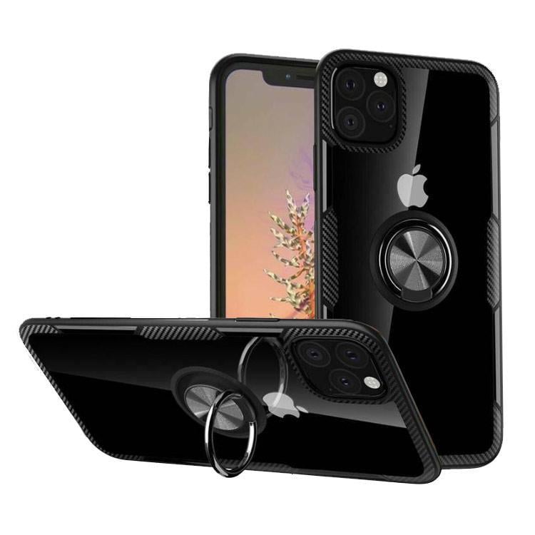 Чохол Primolux Ring Magnetic Stand для Apple iPhone 11 Pro Black (1098650436) - фото 3