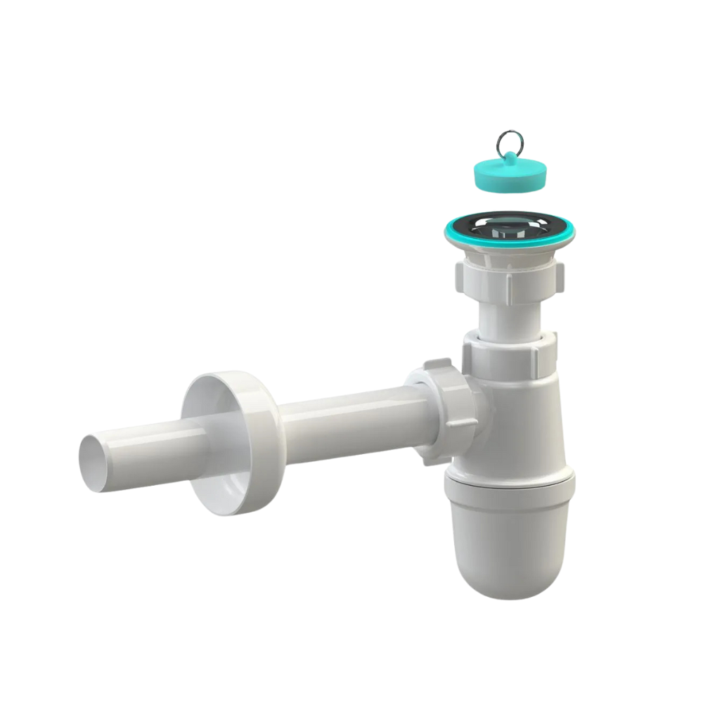 Сифон SoloPlast Т0405 для умывальника с декоративной розеткой (2519254289)