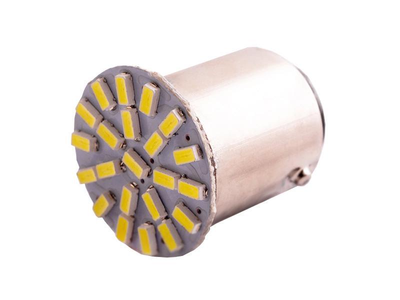 Автомобільна лампа світлодіодна LEDUA T25-3014-22 SMD 1156 12V Білий (2226) Автомобільна лампа світлодіодна LEDUA T25-3014-22 SMD 1156 12V Білий (2226)