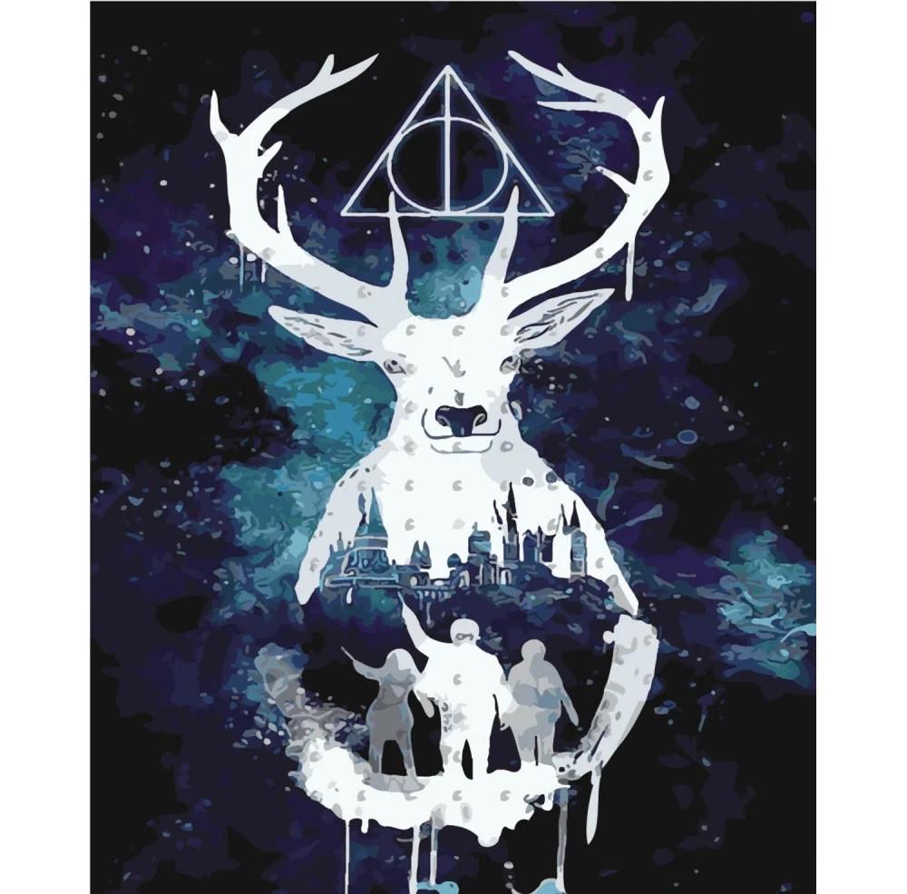 Картина по номерам Strateg Массонский олень 40x50 см (SY6507)