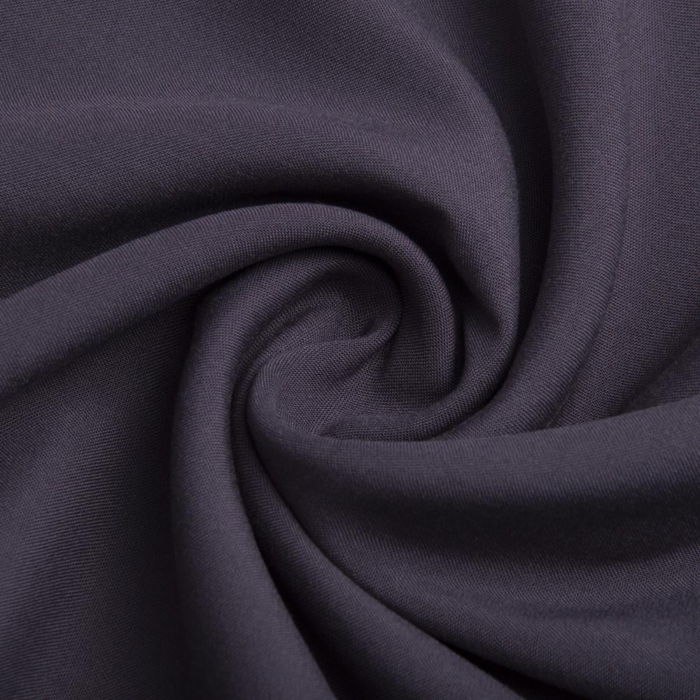 Ткань вискоза плательная штапель Дороти Темно-серый (25298)