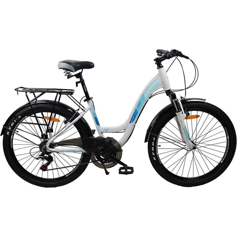 Велосипед Cross Elite 2022 26" Белый (26CJCT-003542) - фото 1 Велосипед Cross Elite 2022 26" Белый (26CJCT-003542) - фото 1