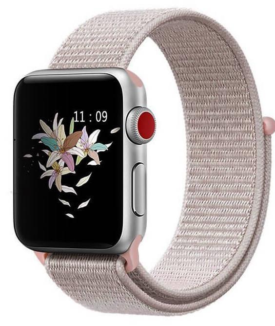 Тканинний ремінець Nylon Sport Band for Apple Watch 42/44/45/49mm, Rose Pink