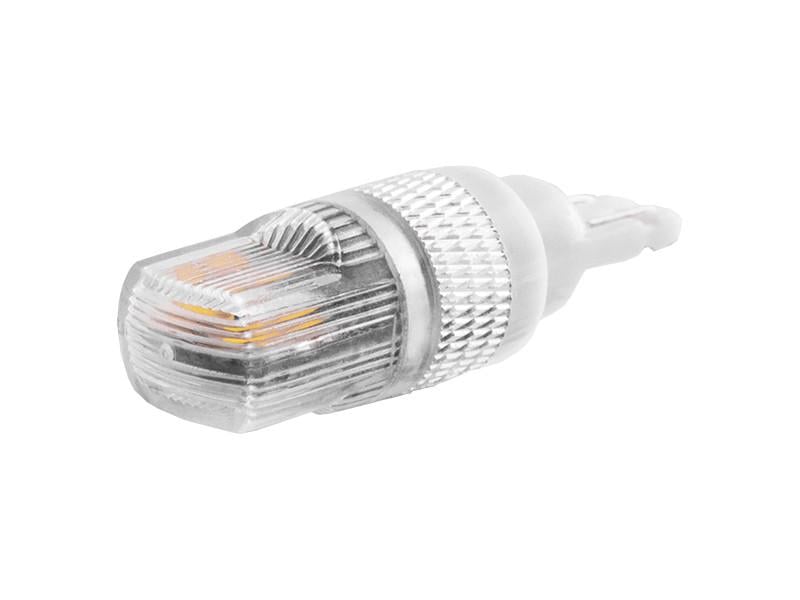 Автолампа светодиодная с линзой T10 W5W 12 В SMD3030-8led Белый (2755)