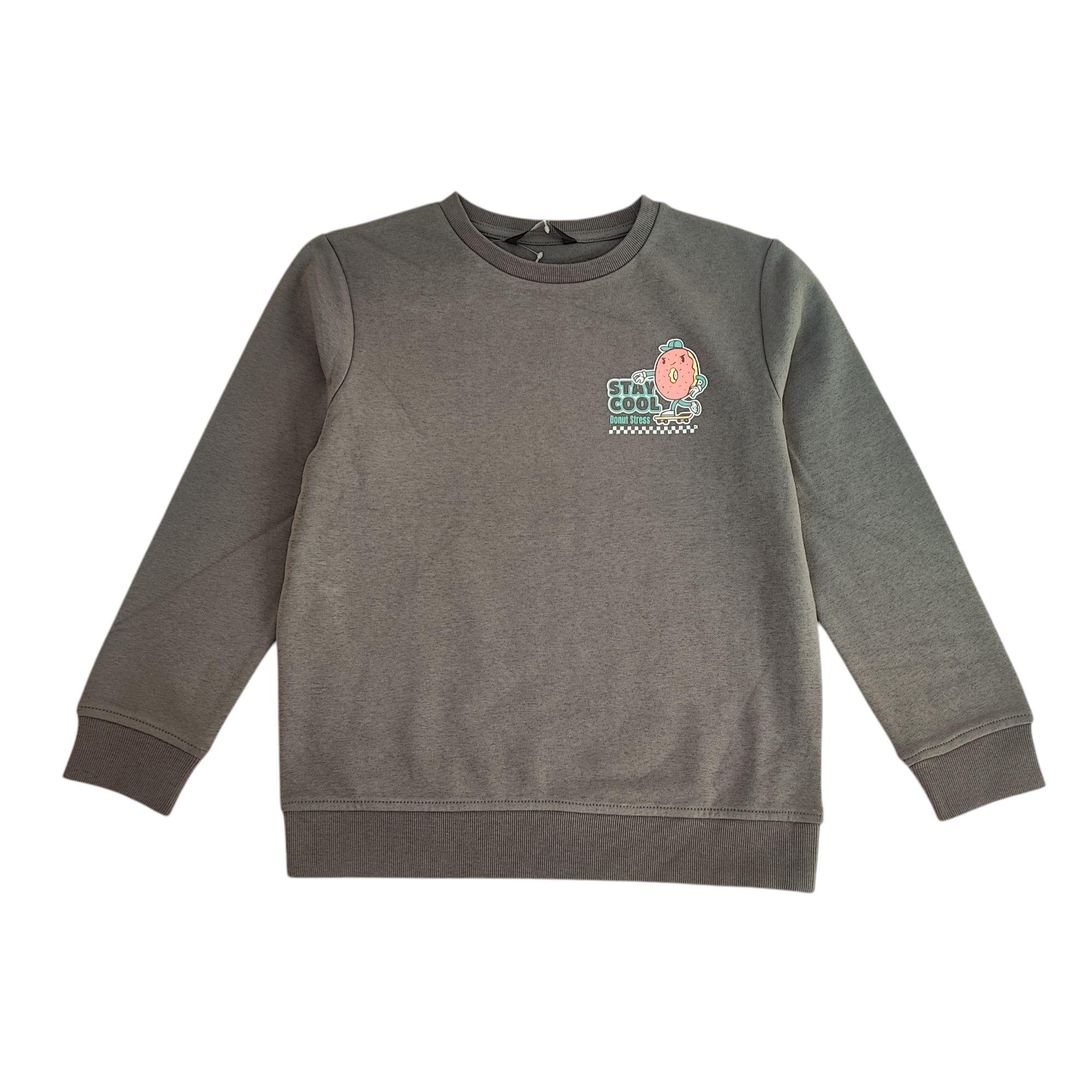 Світшот дитячий для хлопчика утеплений George 122-128 см Сірий (250329036)