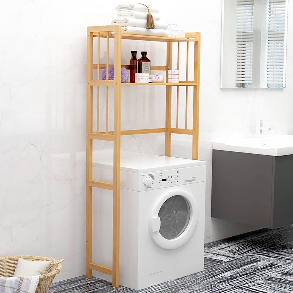 Стеллаж над стиральной машиной из дерева Подебра Ваниль (ССМ-001002)