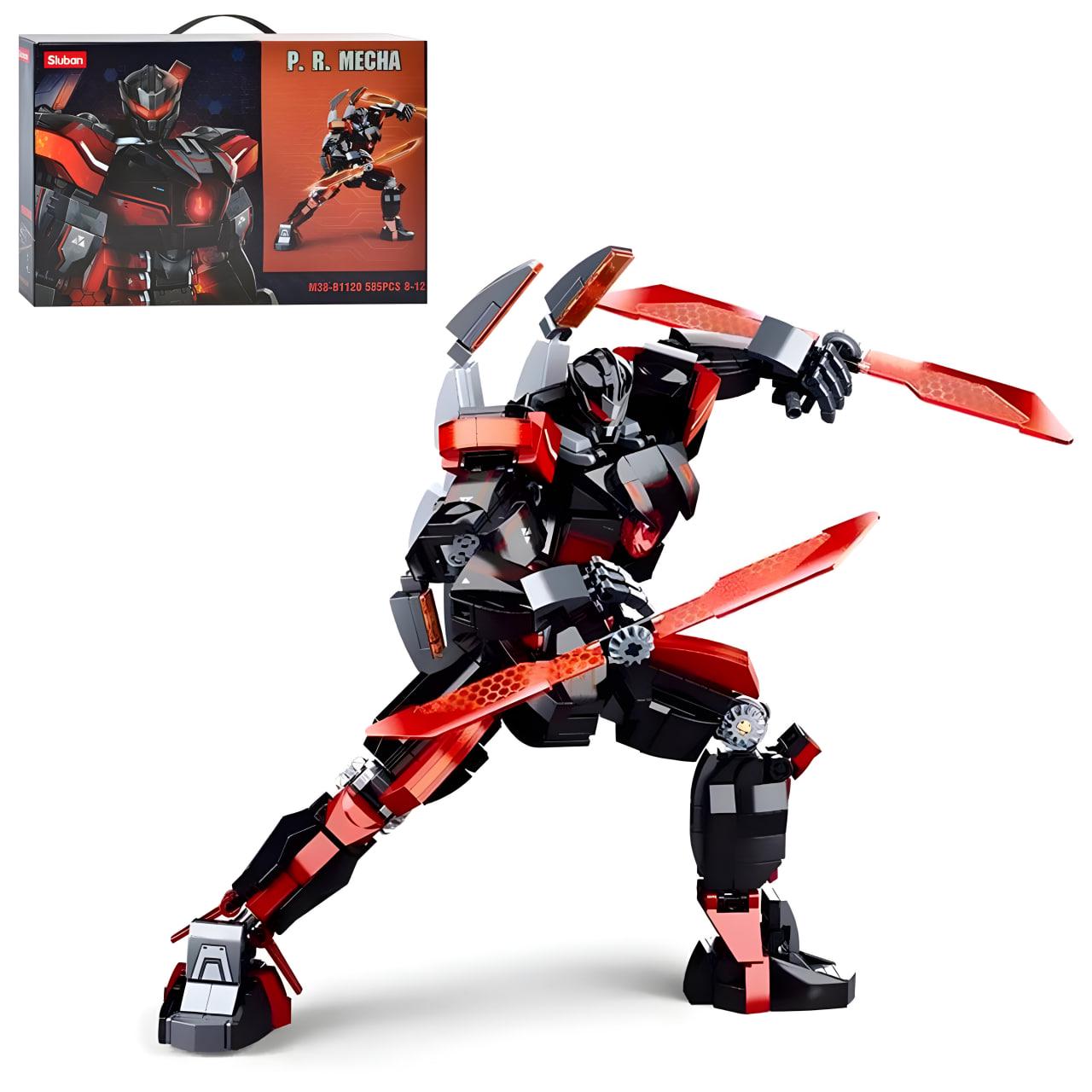 Конструктор Sluban Робот красный 585 дет. (M38-B1120)