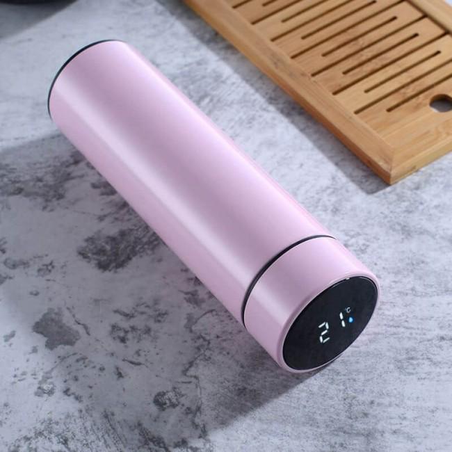 Термос с термометром и дисплеем 500 мл Розовый (402601) - фото 6 Термос с термометром и дисплеем 500 мл Розовый (402601) - фото 6