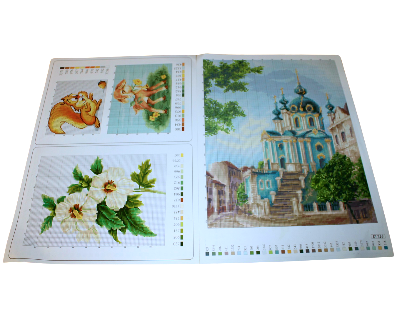 Схема для вышивания бумажные двухсторонние А3/А4/А5 А3-061 (26567419)