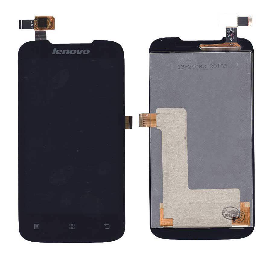 Матрица с тачскрином (модуль) для телефона Lenovo IdeaPhone A369i черный