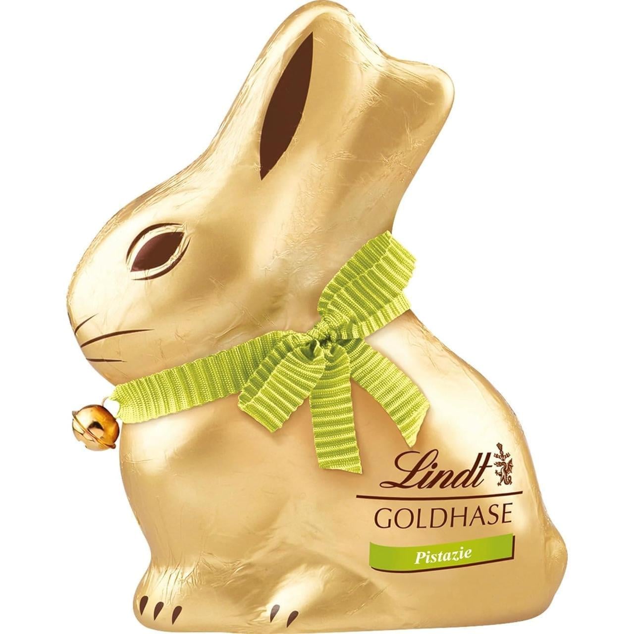 Шоколадний кролик Lindt Gold Rabbit Goldhase Pistazie 100 г (2981221887)