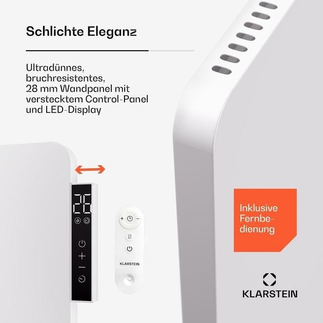 Инфракрасный обогреватель KLARSTEIN Wonderbeam 450 (10045437) - фото 3 Инфракрасный обогреватель KLARSTEIN Wonderbeam 450 (10045437) - фото 3