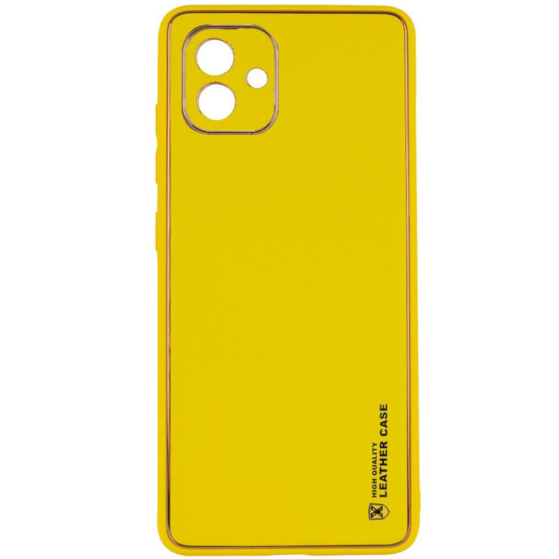 Протиударний Шкіряний Чохол Xshield для Samsung Galaxy A05 Жовтий / Yellow