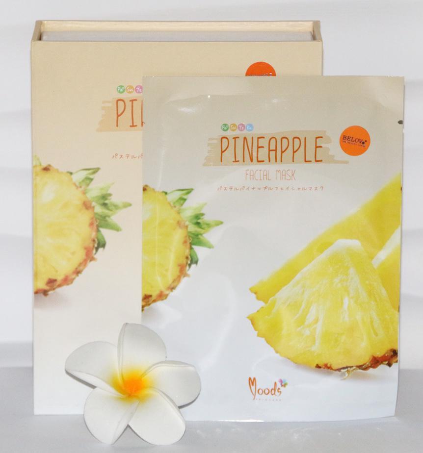Маска для лица Moods тканевая с экстрактом ананаса 38 гр