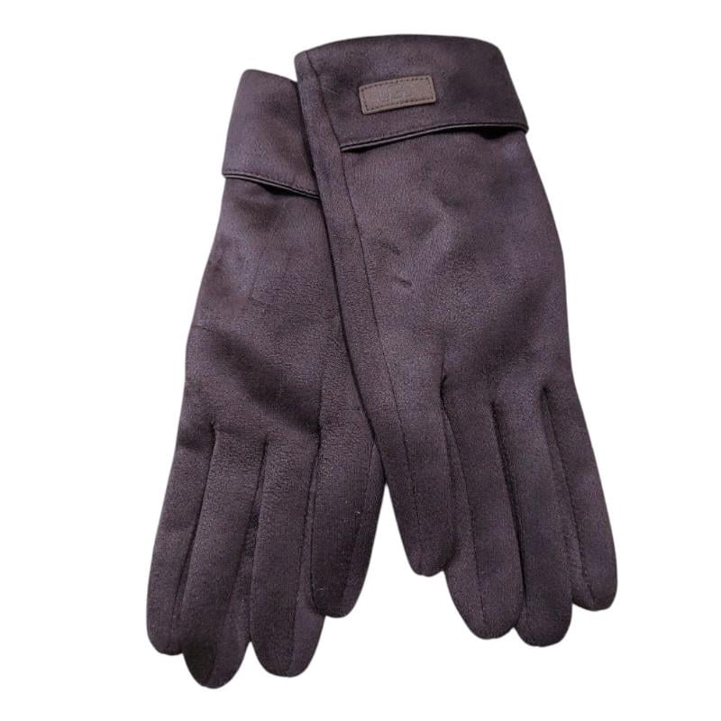 Перчатки сенсорные женские One size Коричневый (565679)