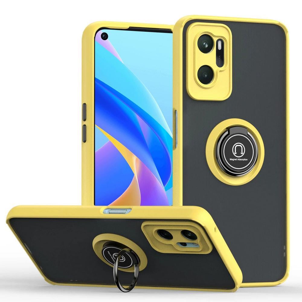 Защитный чехол MatteLuxe OPPO A76 (с кольцом) Yellow (34078-0A)