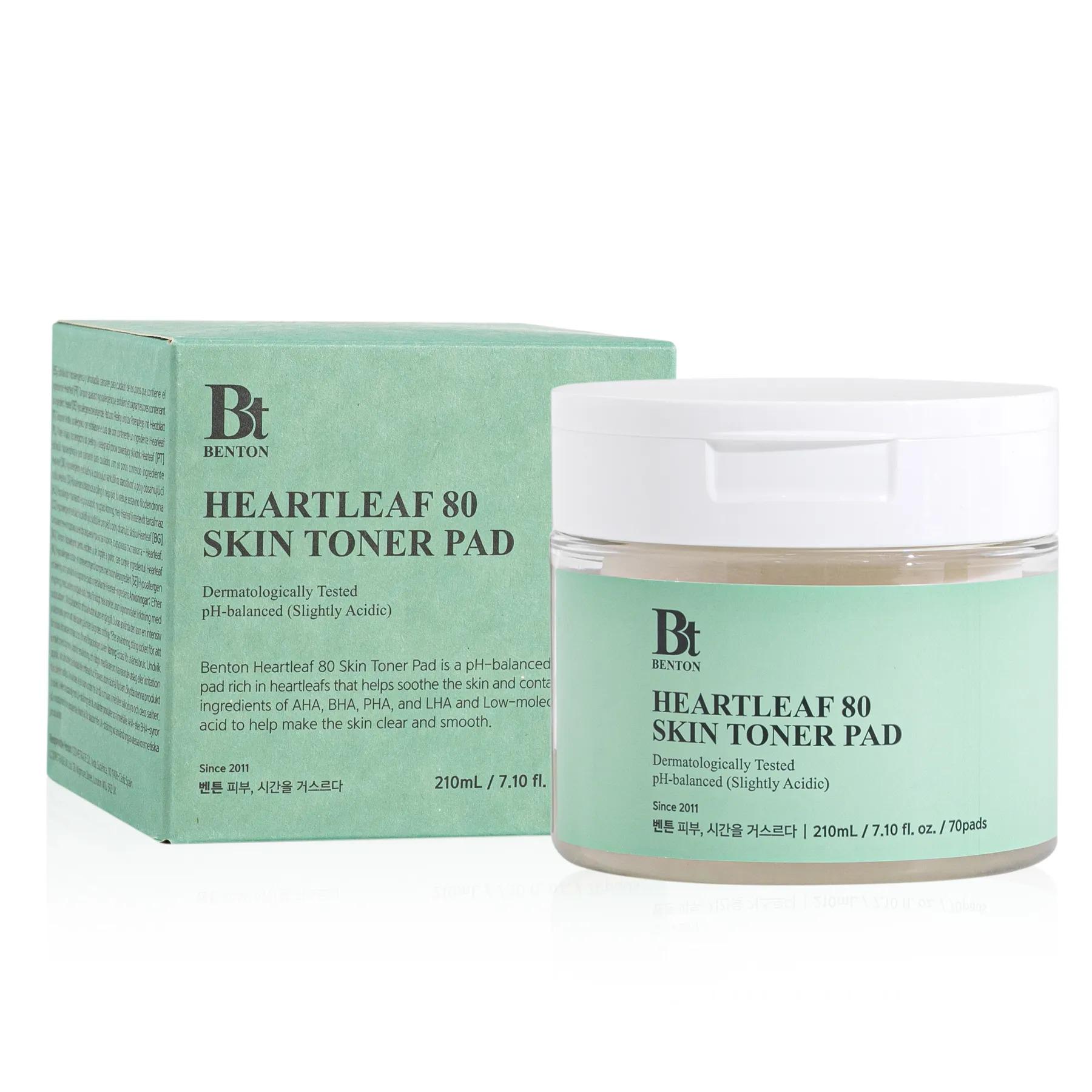 Пилинг-диски двухсторонние с экстрактом хауттюйнии Benton Heartleaf Skin Toner Pad 70 шт.