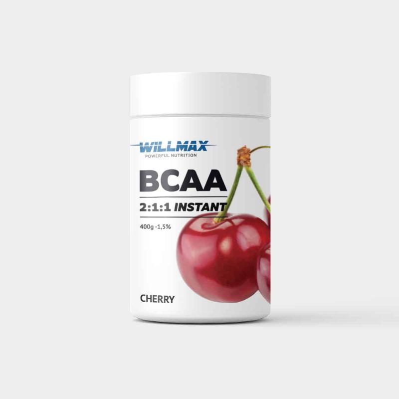 Амінокислоти BCAA WILLMAX 2:1:1 Instant Вишня 400 г