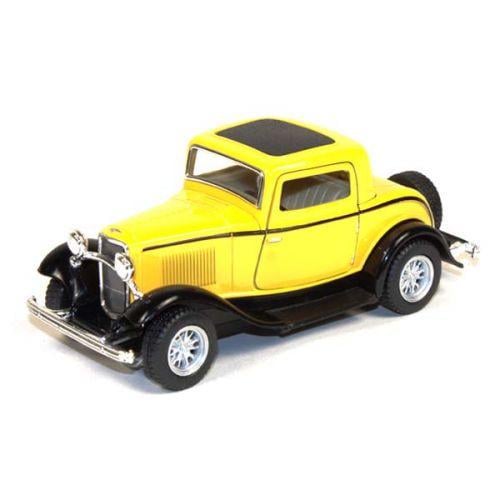 Игрушечная машинка Kinsmart Ford 3 Window Coupe Желтый (115493) - фото 1