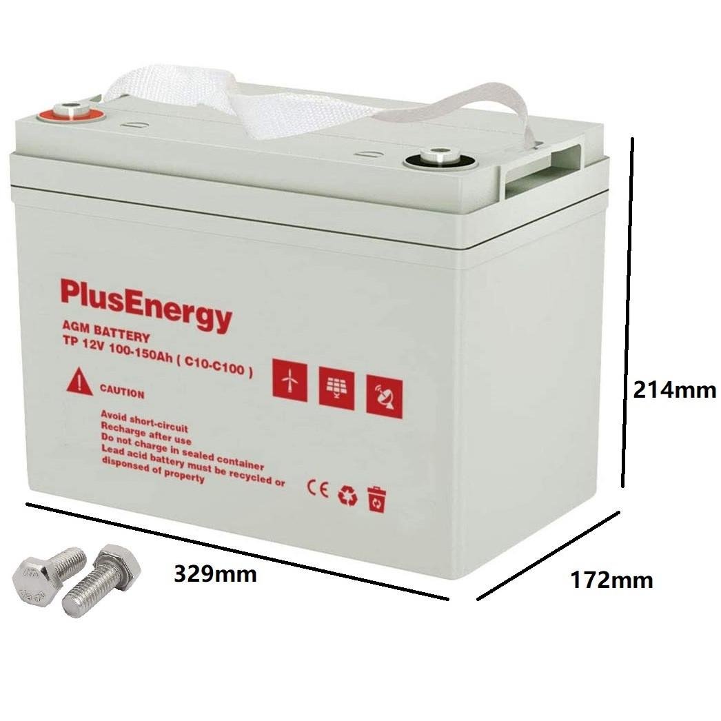 Акумулятор Plus Energy 150Ah 12V AGM GEL TPC100 (8887297131) - фото 4 Акумулятор Plus Energy 150Ah 12V AGM GEL TPC100 (8887297131) - фото 4