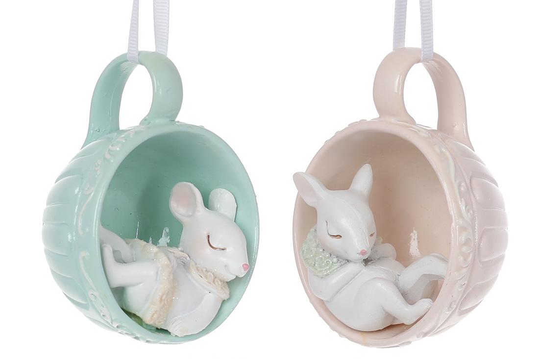 Новогодняя подвеска BonaDi 2 шт. (838-414)