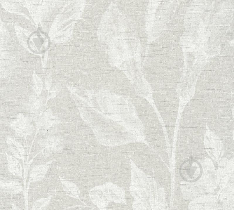 Виниловые обои на флизелиновой основе A.S.Creation Linen Style 36636-3 Серый-Белый