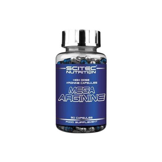 Аргінін для спорту Scitec Nutrition Mega Arginine 90 капсул