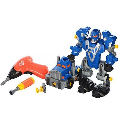 Конструктор дитячий Metr+ 1501 Робот Синій