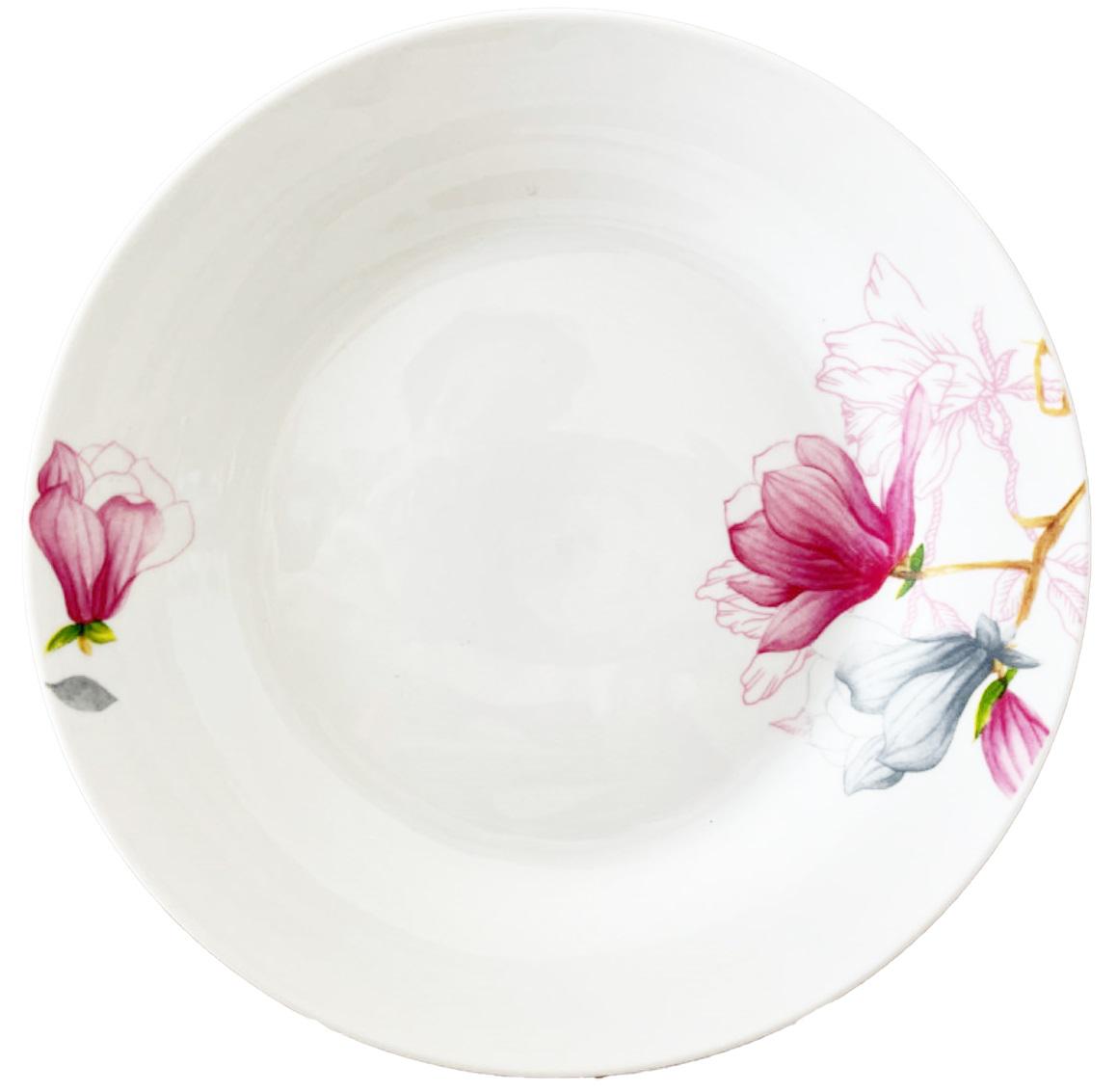 Тарелка Limited Edition Magnolia 18 см Белый (YF6023-2) - фото 1