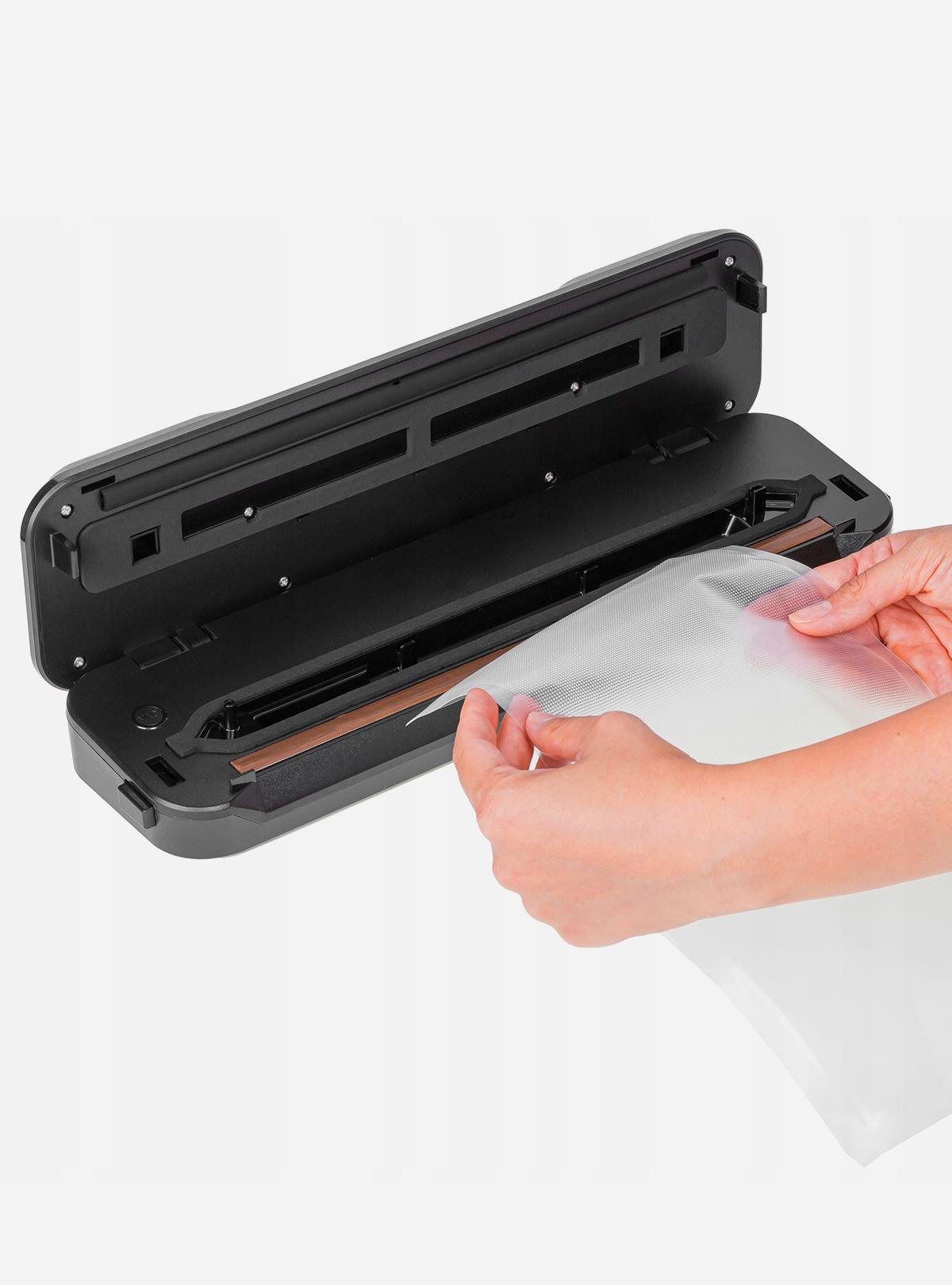 Вакууматор для сухих и влажных продуктов DobraMama Черно-серый (73728) - фото 13 Вакууматор для сухих и влажных продуктов DobraMama Черно-серый (73728) - фото 13