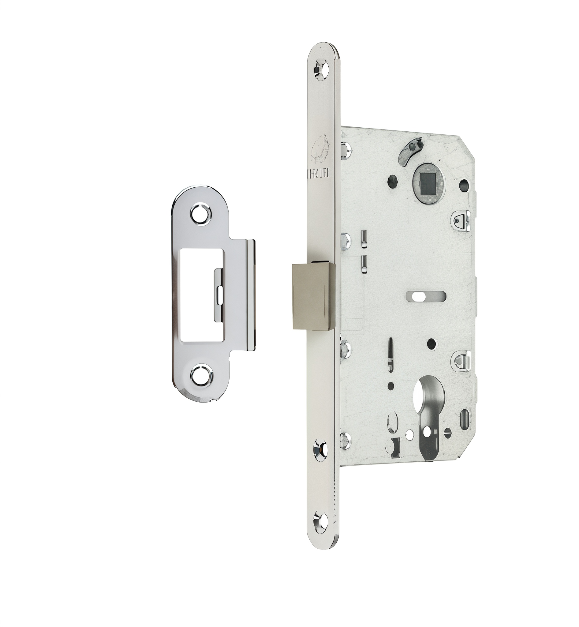 Замок бесшумный Gavroche 85К-ЭС ср. Хром (1711191329)