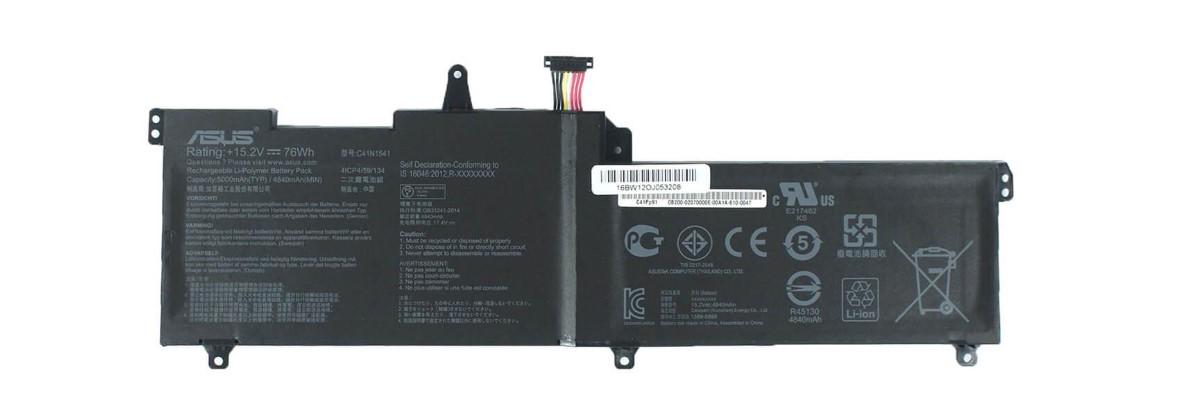 Аккумулятор для Asus G702 G702ZC S7ZC (C41N1541) - фото 1 Аккумулятор для Asus G702 G702ZC S7ZC (C41N1541) - фото 1