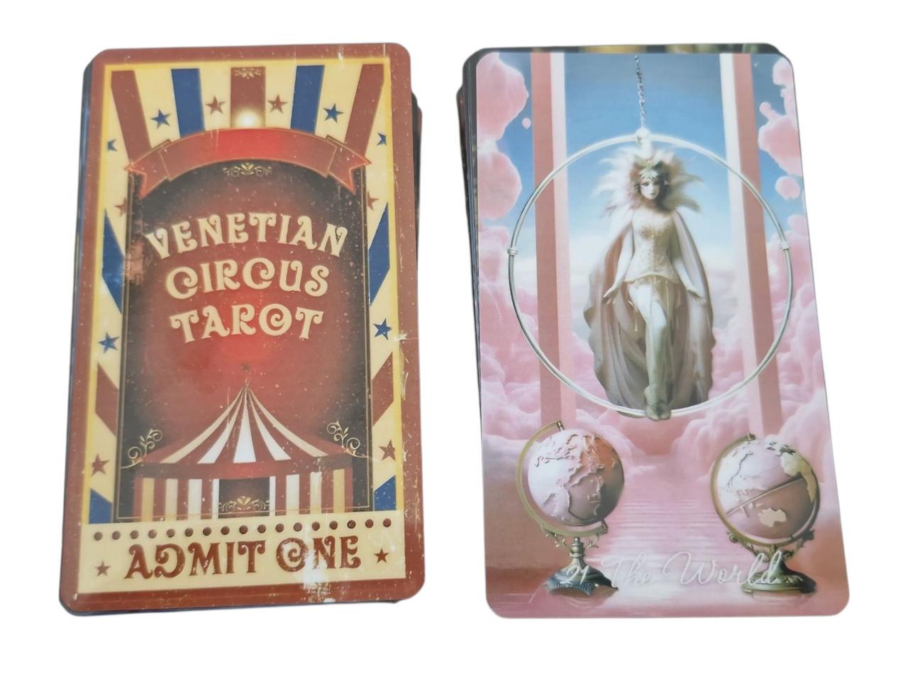Карты Таро Венецианского цирка глянец 89 карт