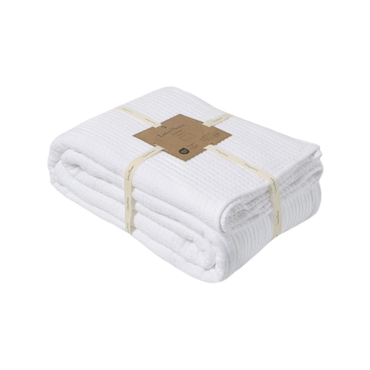 Покрывало Lotus Home Leeds 240x260 см Белый (svt-2000022330947)