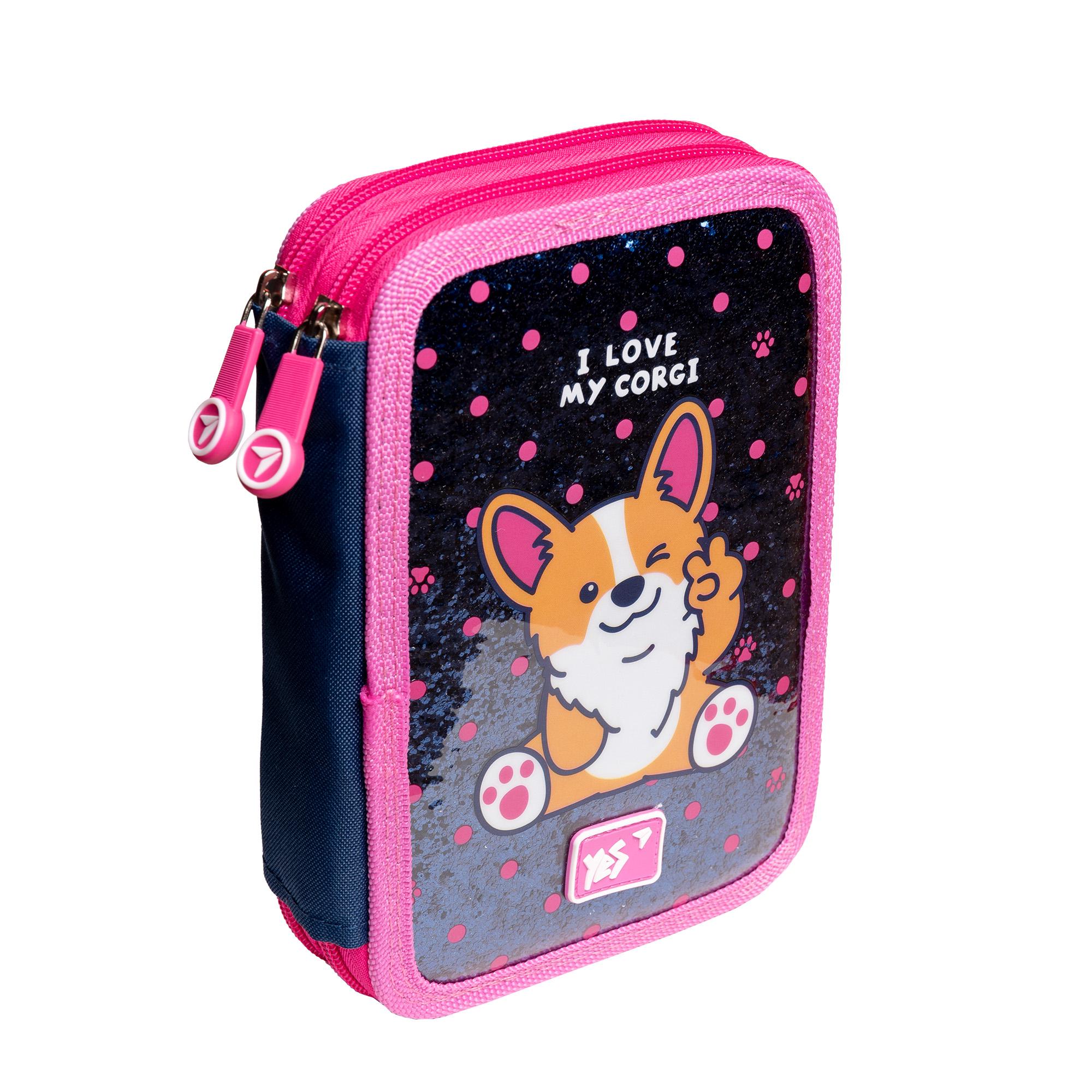 Пенал твердый двойной YES HP-01 Puppy