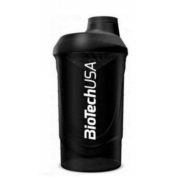 Шейкер BioTechUSA Wave Shaker 600 мл Black - фото 2