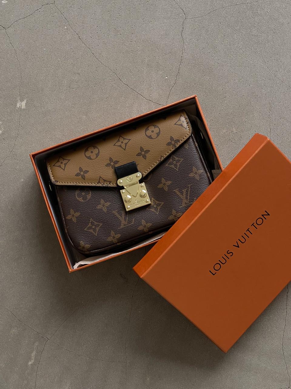 Сумка метис мини Louis Vuitton Pochette Metis моногам Коричневый (2441294537) Сумка метис мини Louis Vuitton Pochette Metis моногам Коричневый (2441294537)
