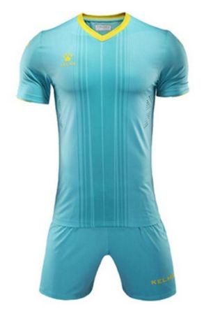 Комплект футбольной формы Kelme BARCELONA 3991536.9736 XL Голубой/Желтый