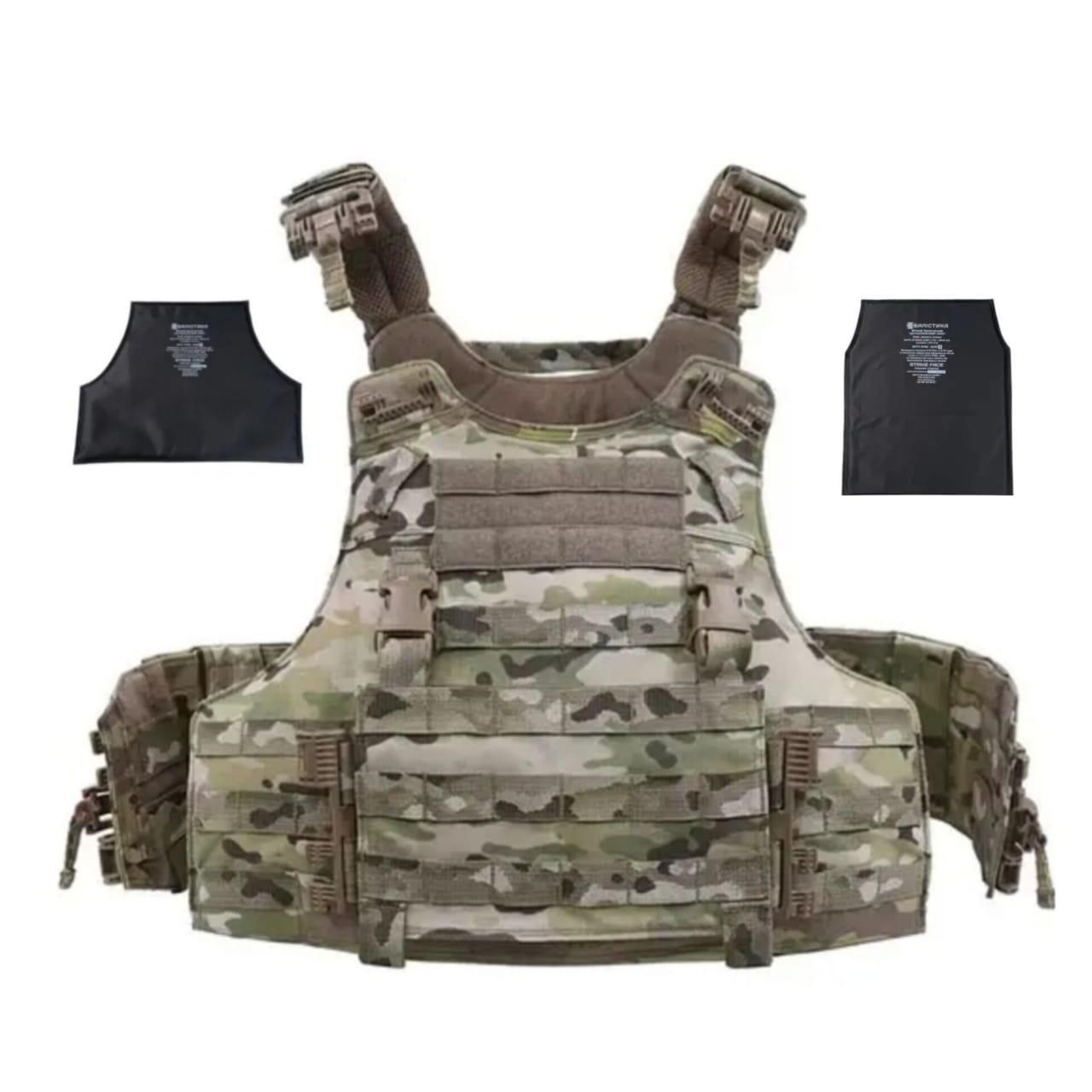 Плитоноска Warrior Assault Systems Quad Release Carrier с баллистическими вставками L Multicam - фото 1