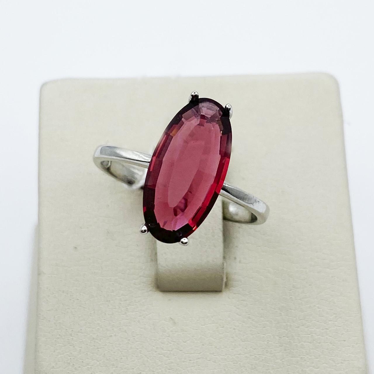 Кольцо серебряное с турмалином р. 18,5 2,7 г (1893465890) Кольцо серебряное с турмалином р. 18,5 2,7 г (1893465890)