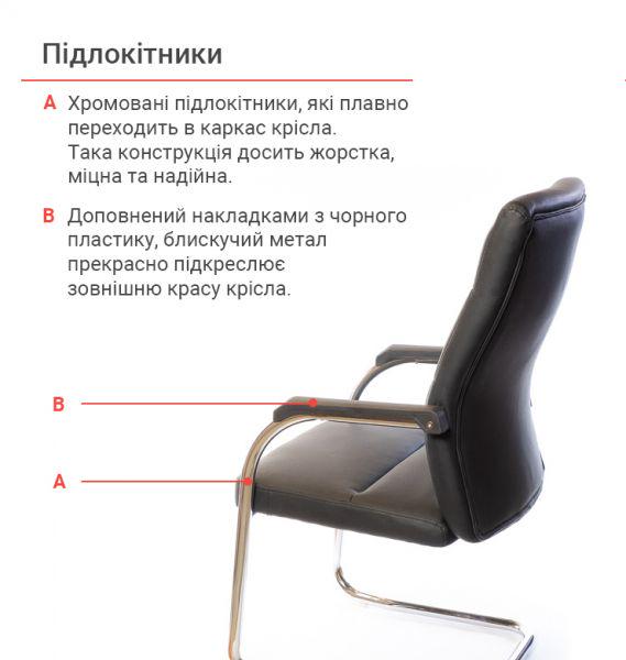 Кресло конференционное АКЛАС Натан CH CF Черный (1611385) - фото 9