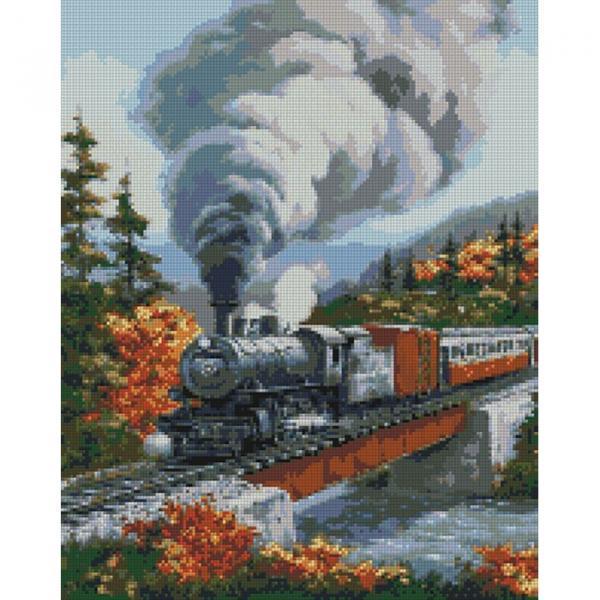 Алмазная мозаика Идейка Пейзаж Вперед по приключениям! 40х50 см холст на подрамнике (АМ6070-mt)