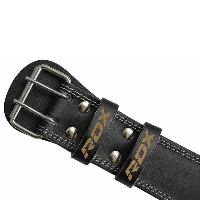 Пояс для важкої атлетики RDX 6 шкіряний M Black/Gold (WBS-6RB-M) - фото 3