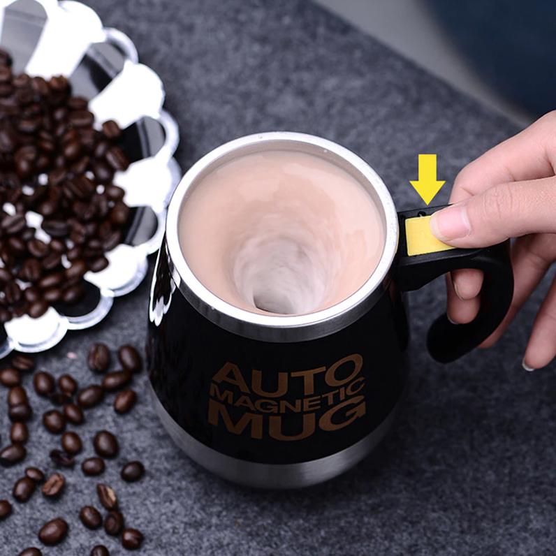 Кружка-мешалка магнитная Auto Magnetic Mug Resteq 400 мл Черный (VA-1430293835) - фото 2