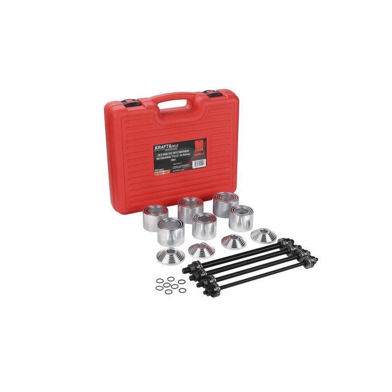 Комплект для демонтажа/монтажа втулок подвески Kraft&Dele KD12502 28 шт. в пластиковом кейсе (DWK_KD12502)