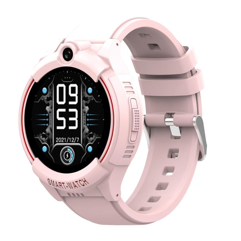 Смарт-часы детские Lemfo Y05 с GPS/4G звонками/видеосвязью/прослушкой/камерой/аккумулятором 1000 mAh Розовый (8668655)