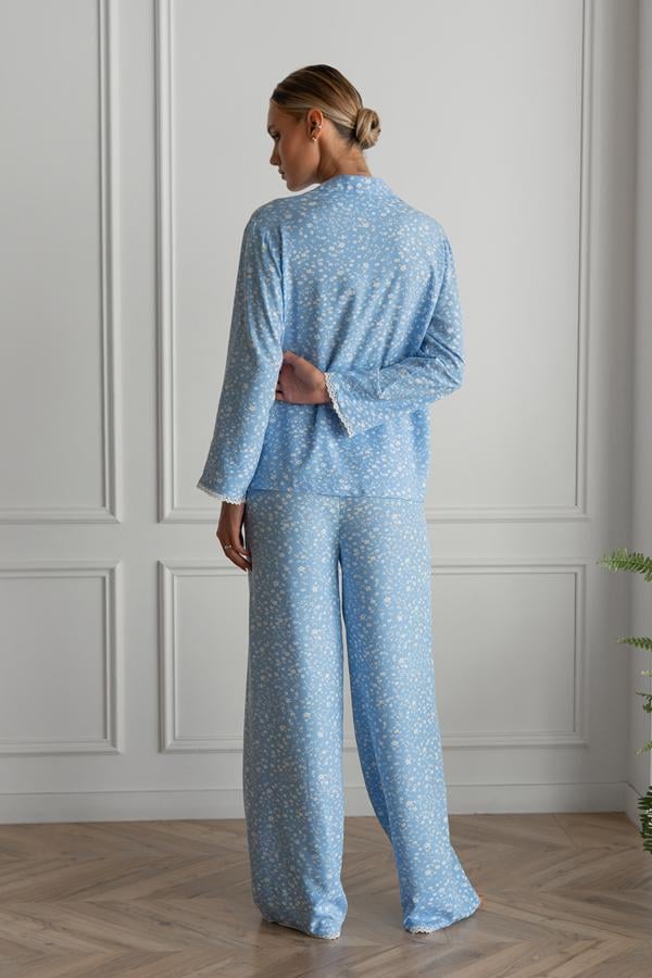 Пижама кружевная Forli с брюками M/L Felicity (VS0075-04-69_M/L) - фото 4 Пижама кружевная Forli с брюками M/L Felicity (VS0075-04-69_M/L) - фото 4